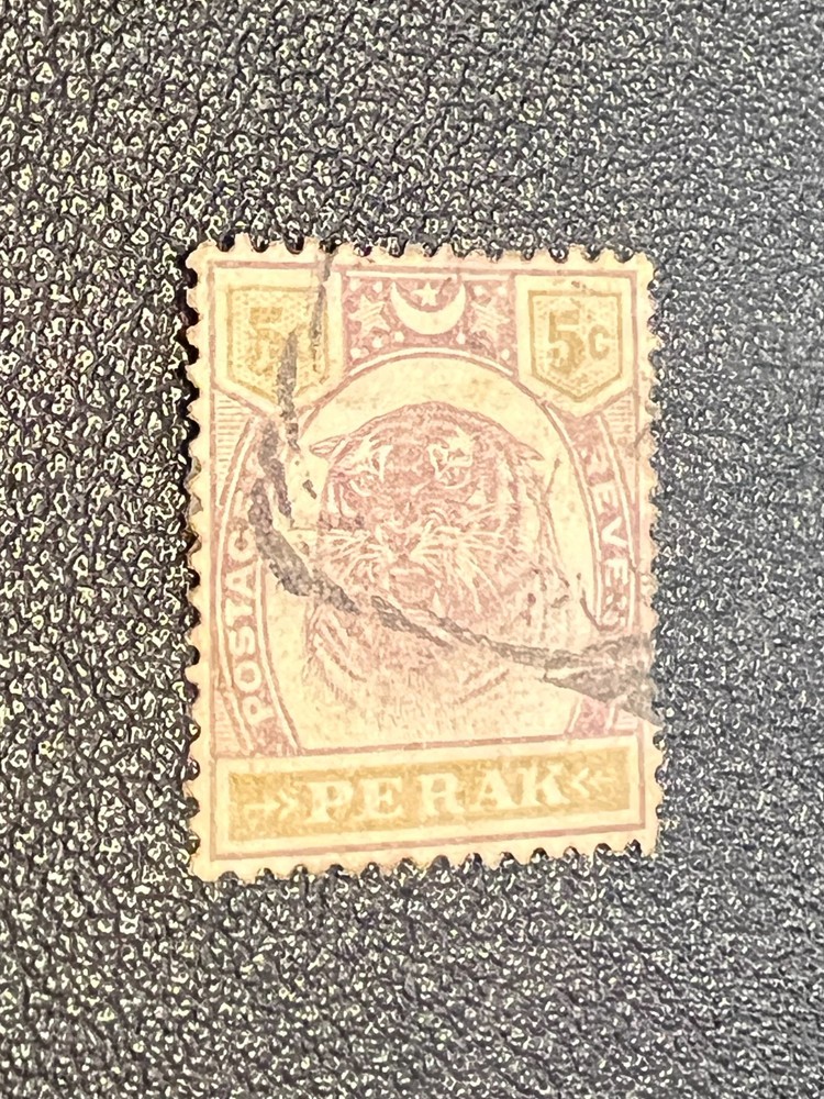 Malaya States Perak stamp 51 used