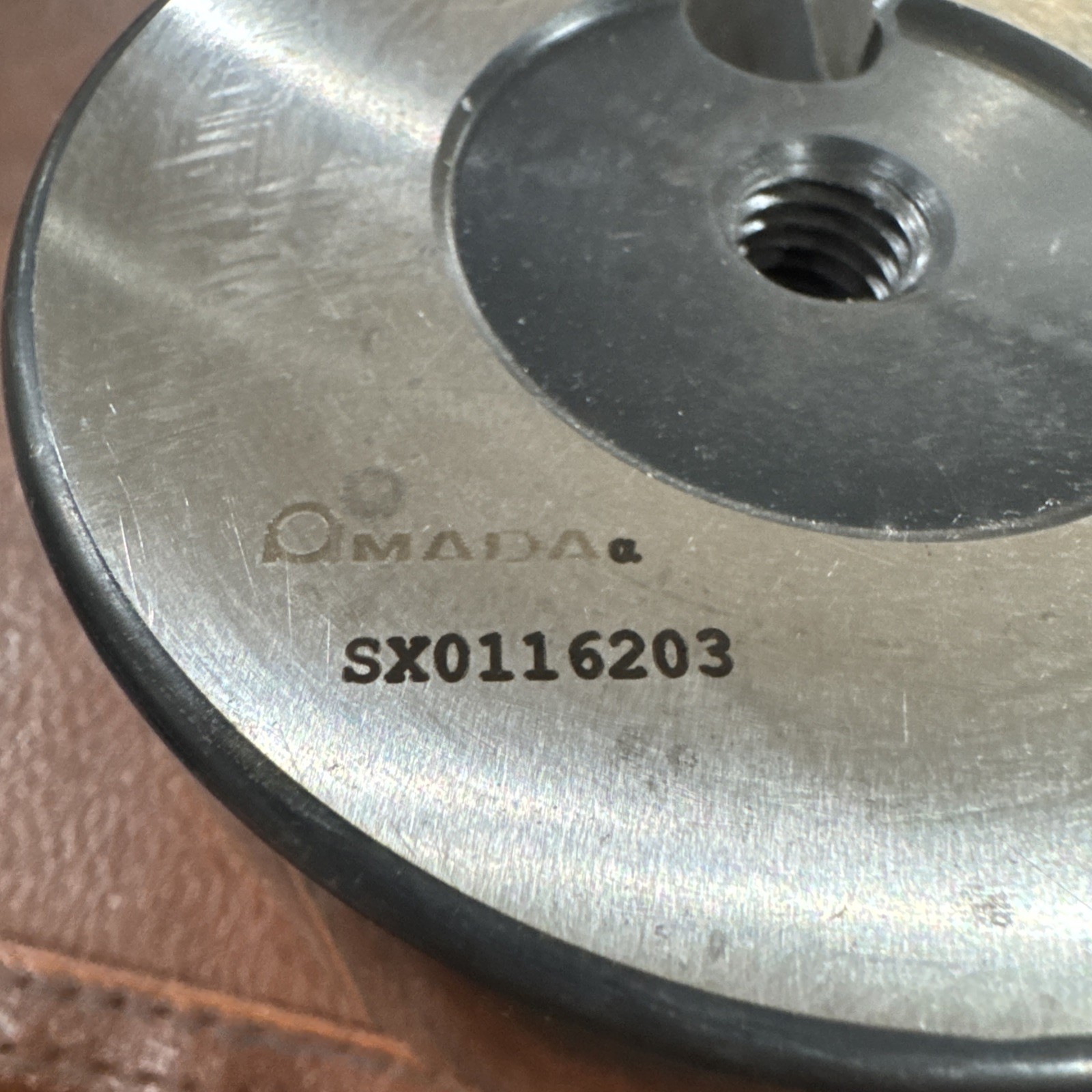 AMADA SX0116203 L Shape Punch & Die Set Corner Notcher Press Tooling Metal 3.5”