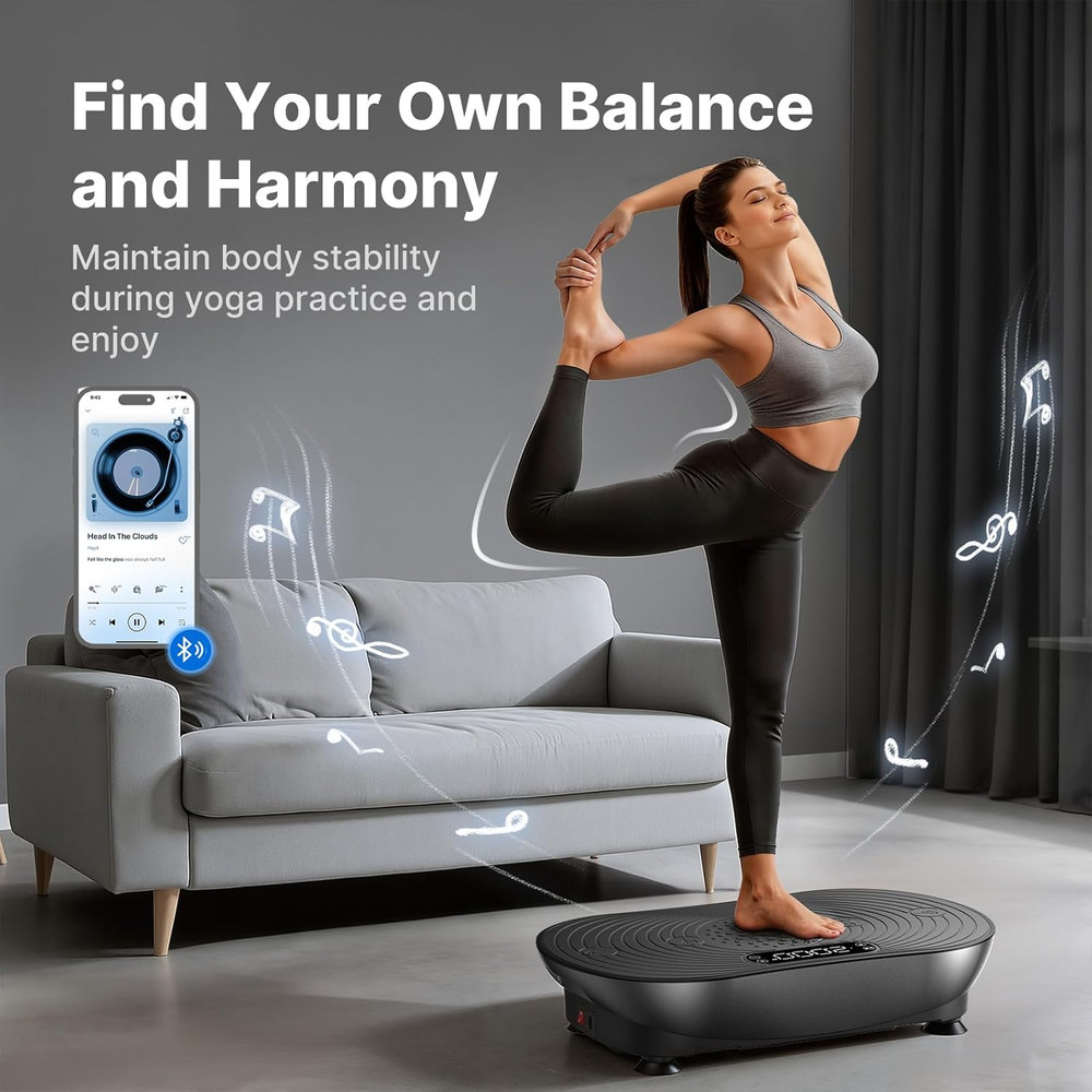 Vibration Plate Exercise Machine, Vibrating Platform for Lymphatic Drainage Weig