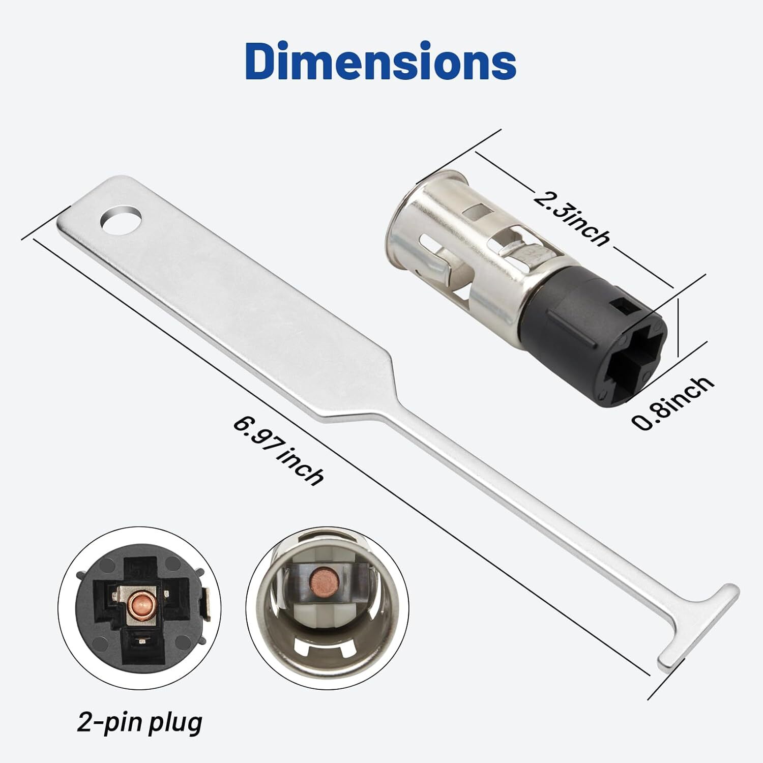 Cigarette Lighter Socket Power Outlet 56457 For Chevy Suburban 1500 2500 01-11