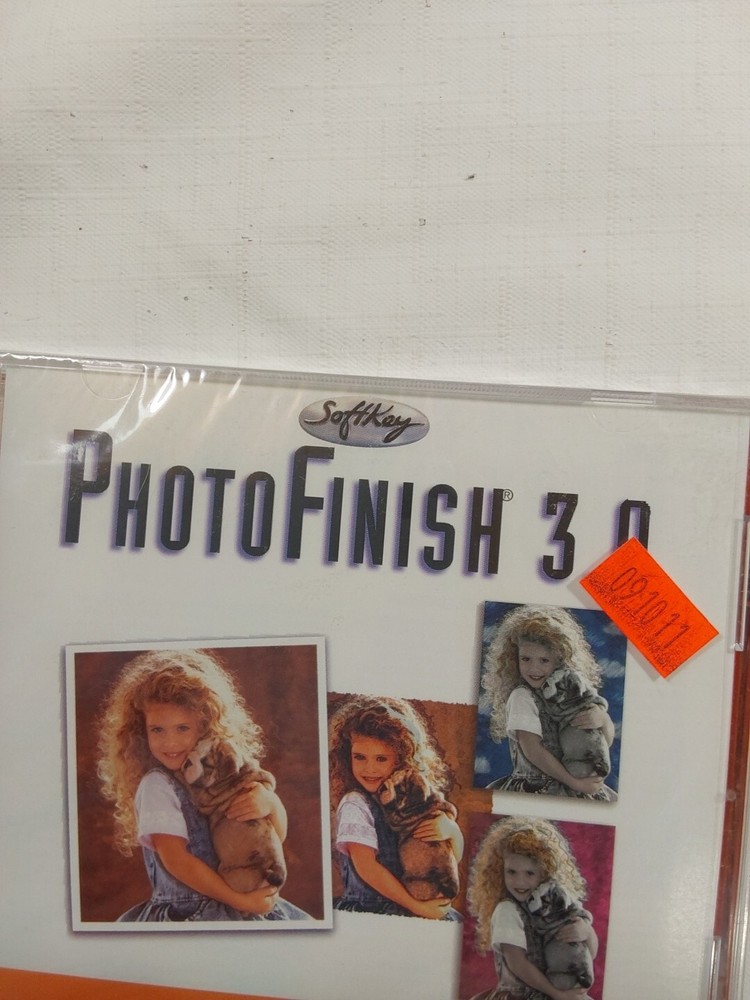 The Learning Company PhotoFinish 3.0 Computer PC Disc Program 1998