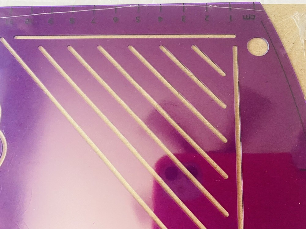 NEW Creative Memories Custom Cutting System 12 Inch Cutting Pattern and Template