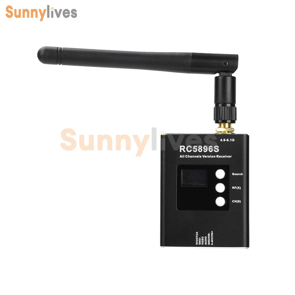 RC5896S Video Receiver Compatible 5.8G Image Transmission Receiver Transmitter