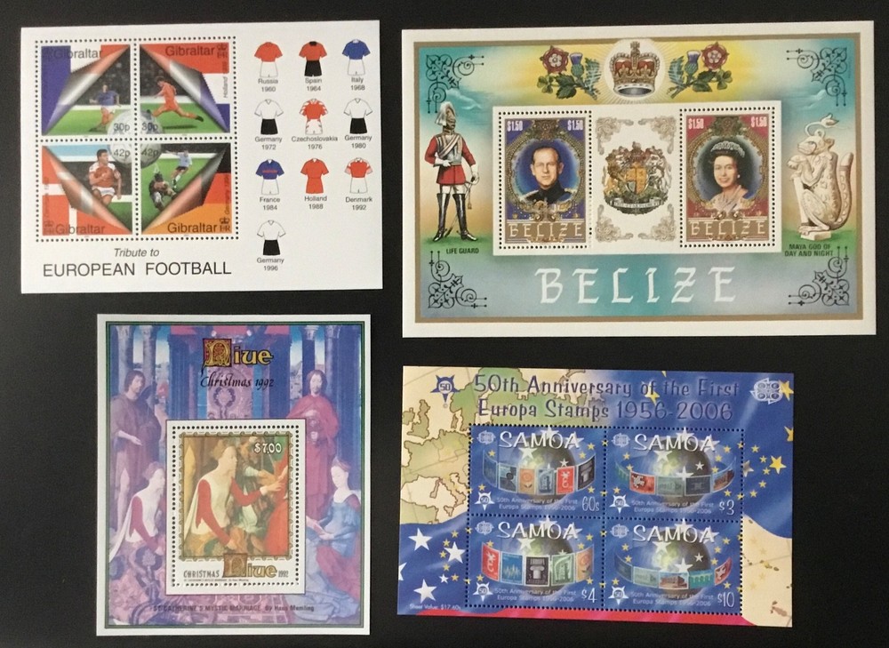 Commonwealth - 4 miniature sheets MNH - (H)