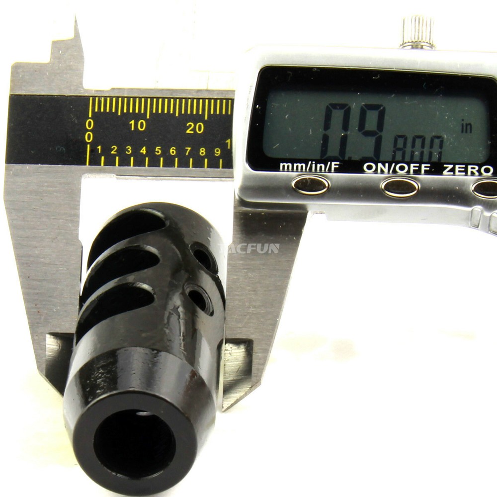NEW! Compact Low Concussion 1/2x28 Muzzle Brake Compensator .223 5.56