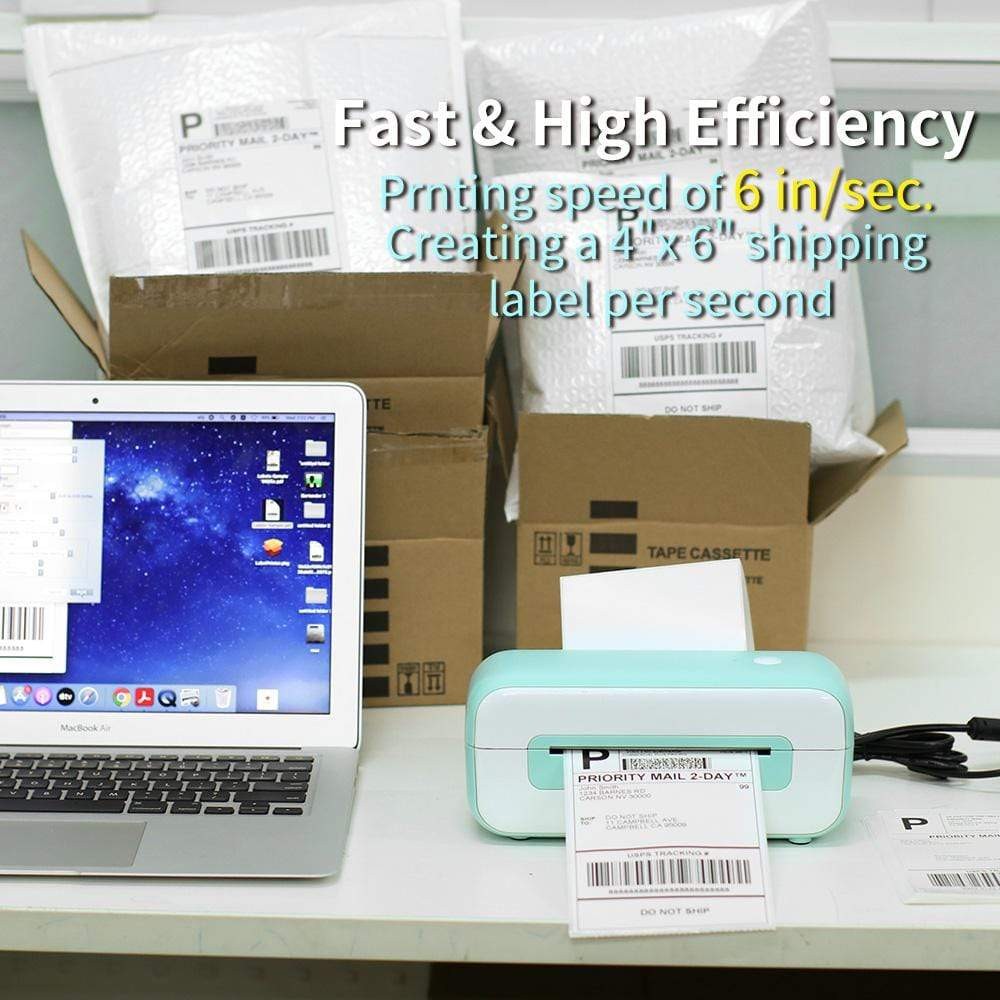 Thermal Label Printer Shipping Barcode Printer USB Connect for UPS USPS FedEx
