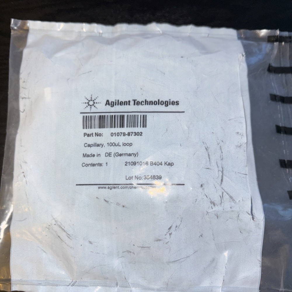 Agilent Sample Loop, 100ul, 01078-87302 Used