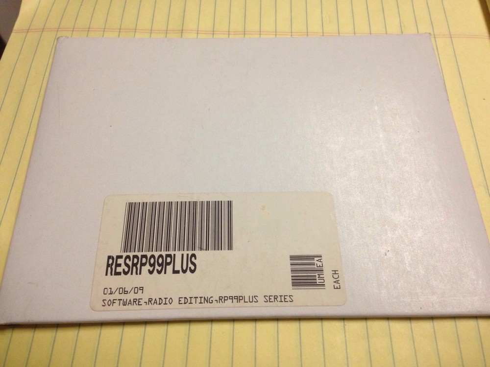 Relm RESRP99 Plus Programming Software RPV599A Plus RPU499A Plus RPV RPU Plus