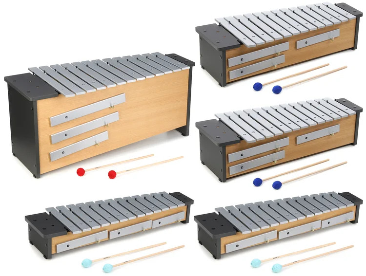Suzuki 16-U Metallophone 5 Piece Bundle