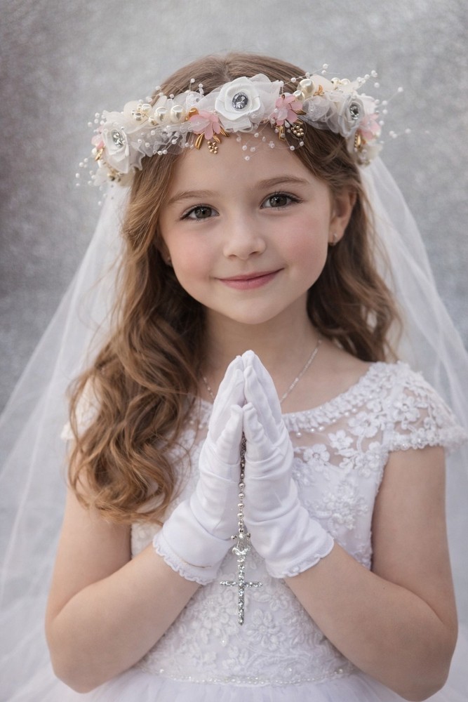 first communion veil-c5