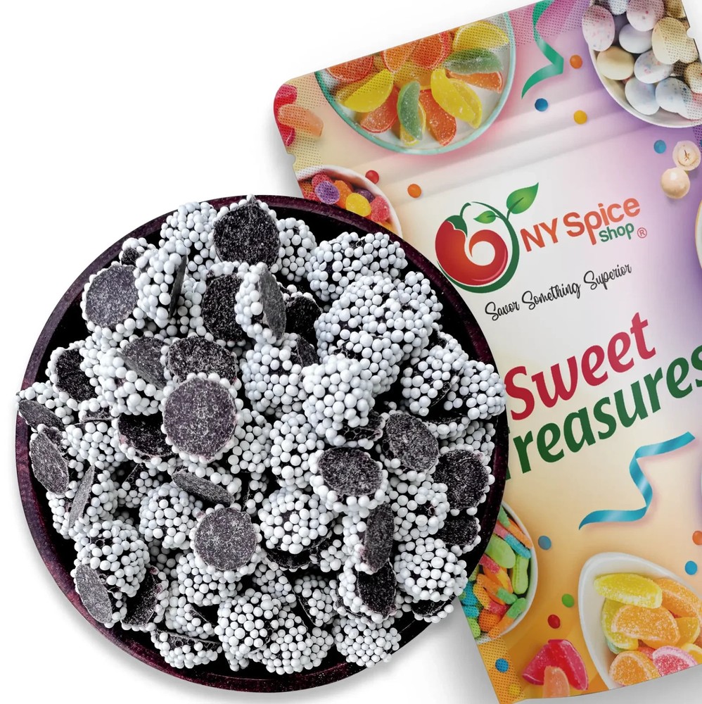 Mini Dark Chocolate Mini Nonpareils With White Seeds