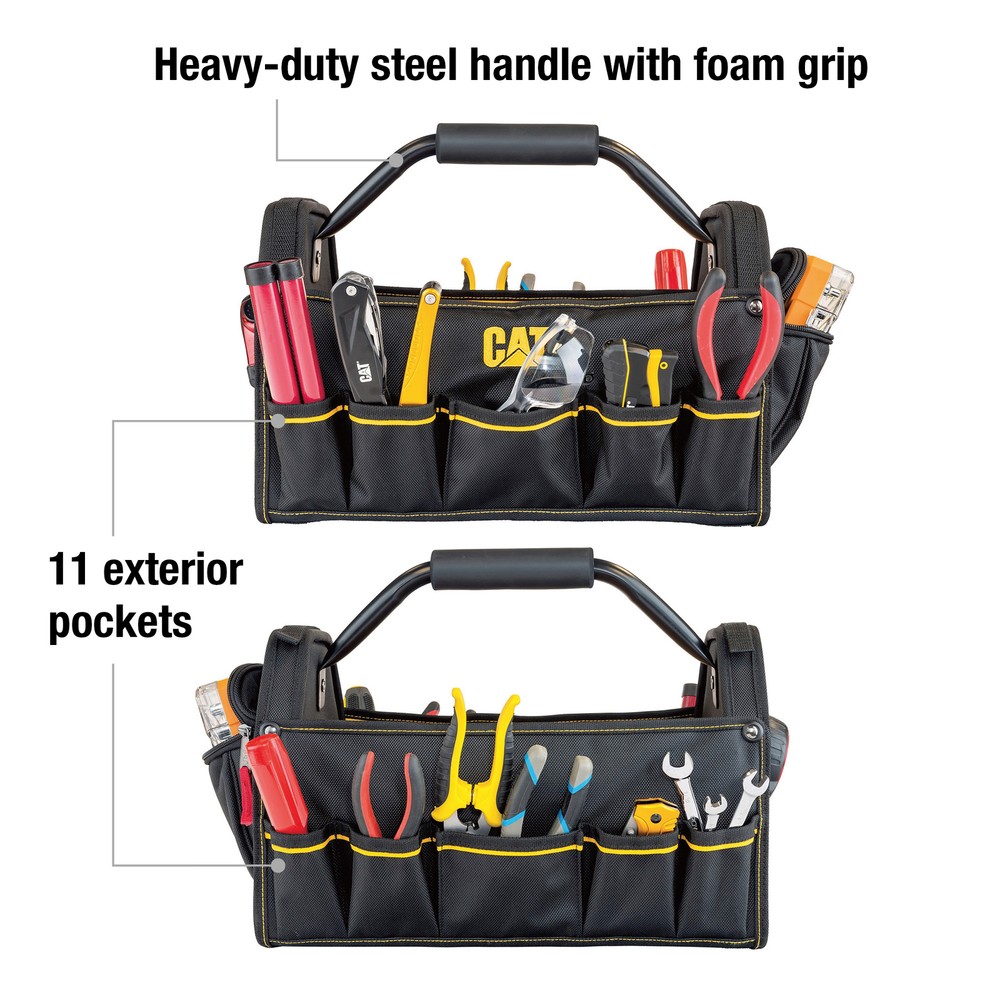 Cat 17 Inch Pro Tool Tote - 240046