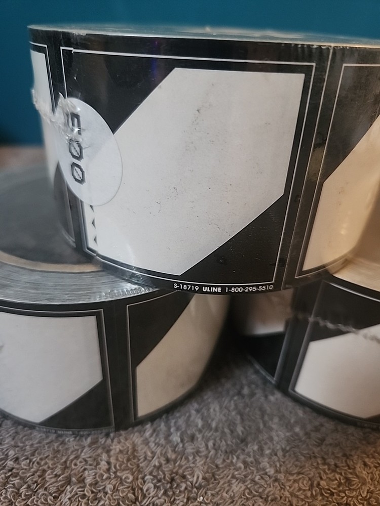 3 Rolls 500 per roll, ORM-D DOT 2x2 Warning Sticker Label, black/white