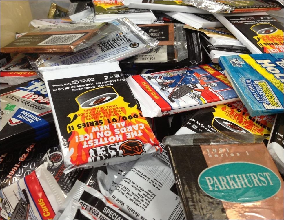 100 Vintage Hockey NHL Cards In Factory Sealed Packs Unopened Pack Lot Gretzky