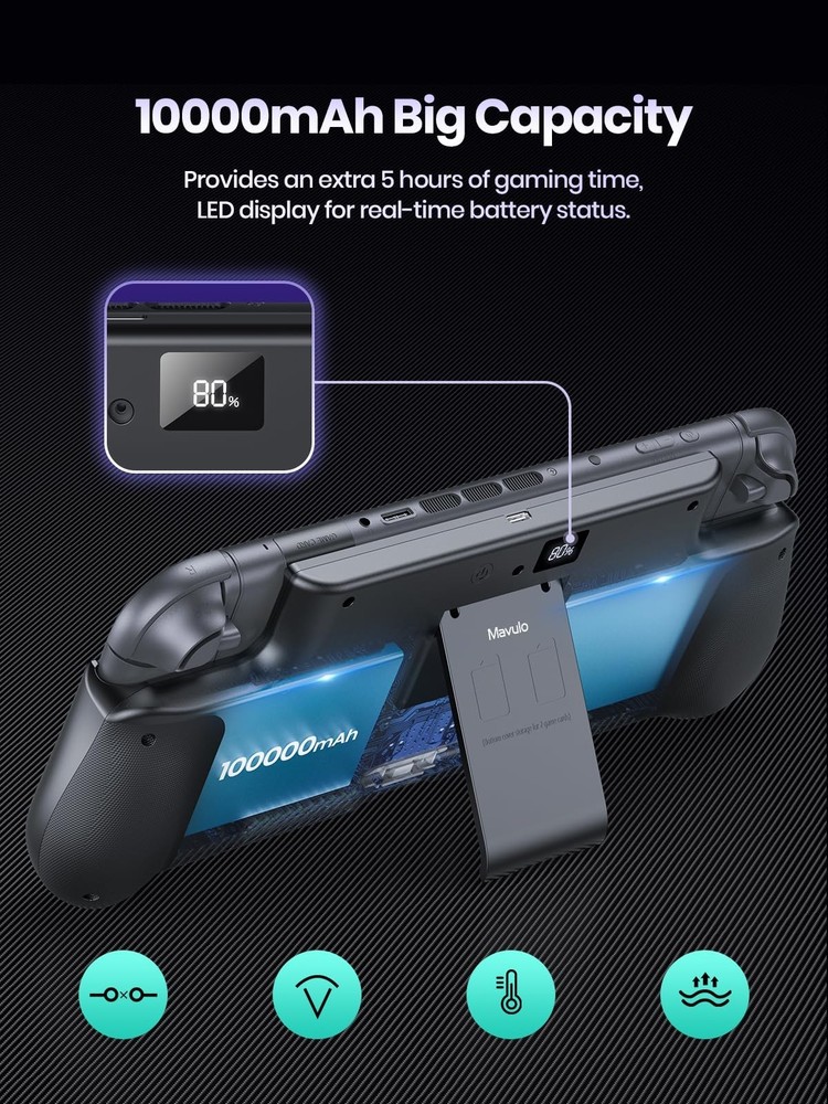 10000mAh Charging Dock for Nintendo Switch 2 JoyCon Controller Charging Docking