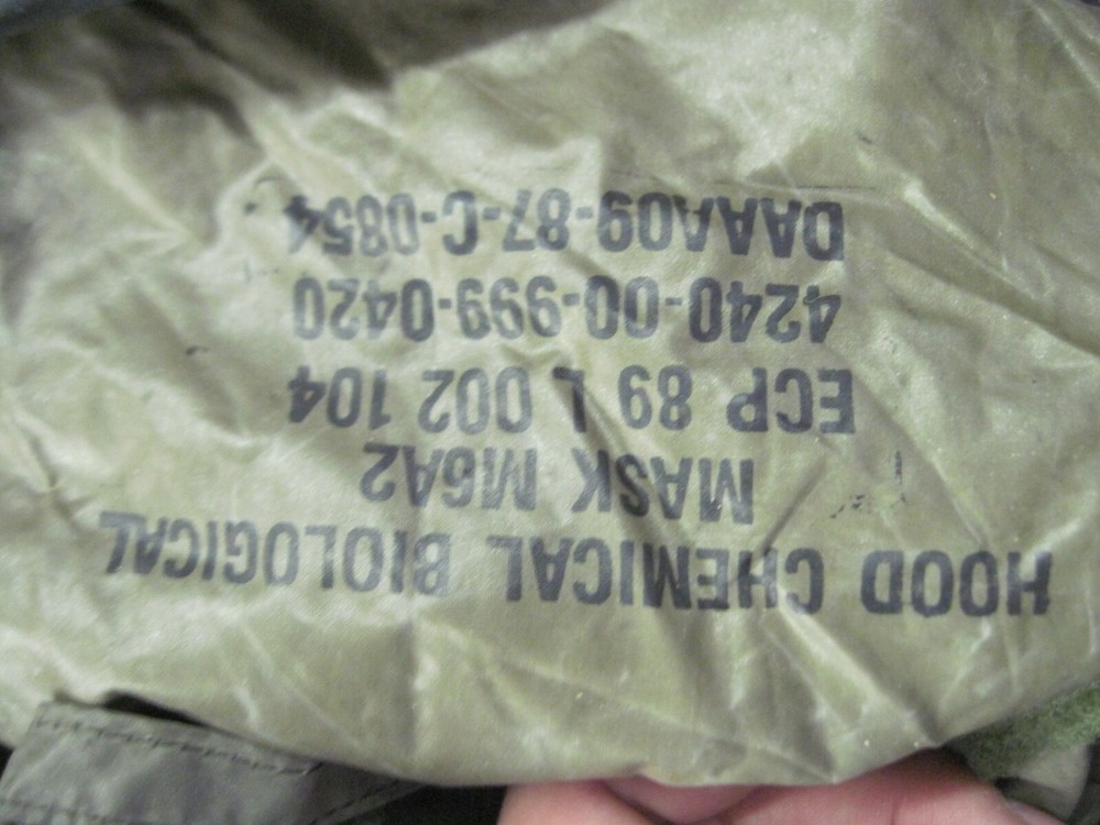 GAS MASK Field Protective UNKNOWN ORIGIN Size: S