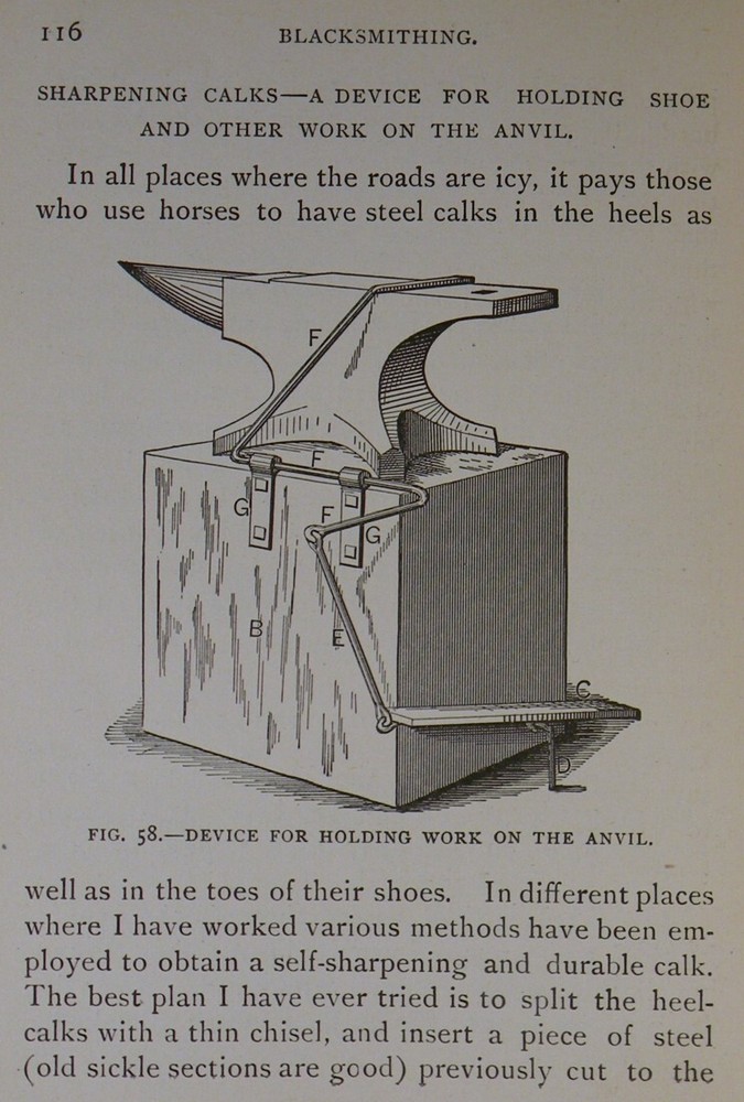 PRACTICAL BLACKSMITHING Blacksmith ANTIQUE TOOLS Anvil IRON Hammer Forge FARRIER