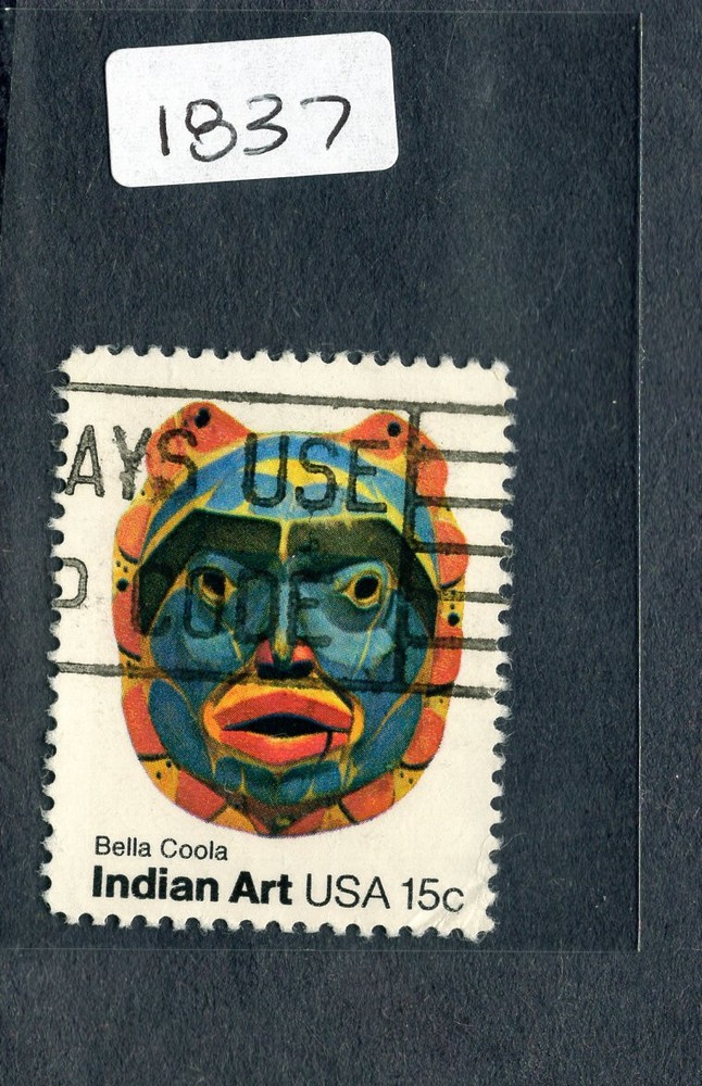 1980 Stamp #1837 Bella Coola Tribe Used