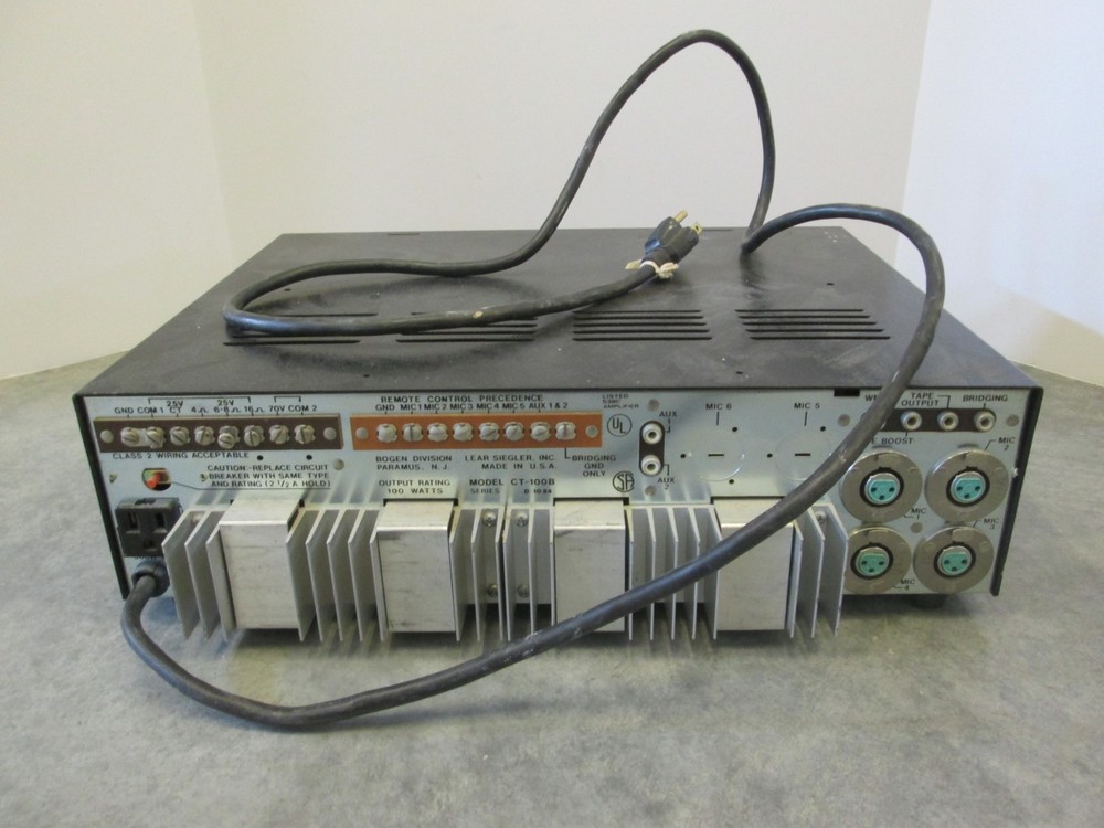 Bogen, Acoustic Equalizer, CTS-100B, Used