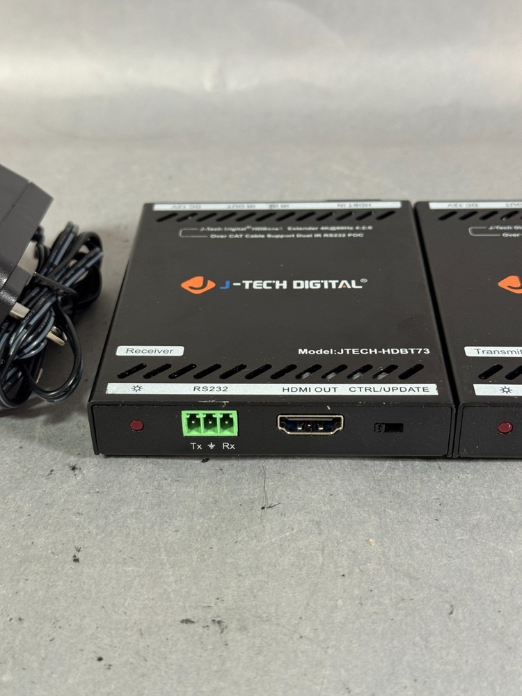 J-TECH Digital HDBase T HDMI Extender 4K@60 4.2.0 - Model JTECH- HDBT73