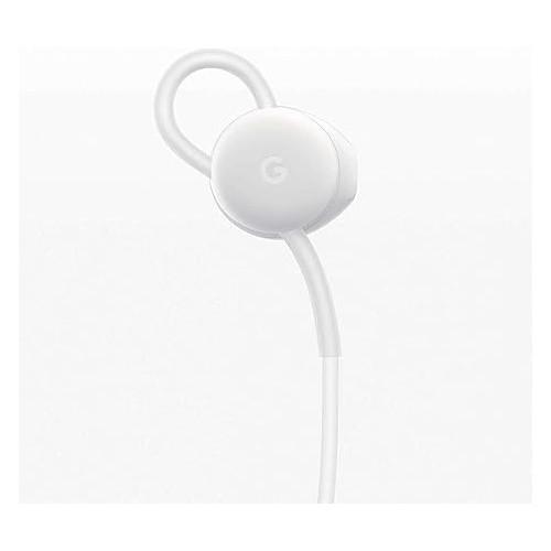 Google Wired Earbuds USB-C In-Ear Headset Inline Controls White Type-C Phones