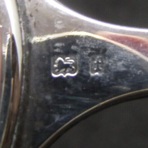 Solid Sterling Silver Synder & Beddoes Chatelaine Magnifying Glass Pendant 1905