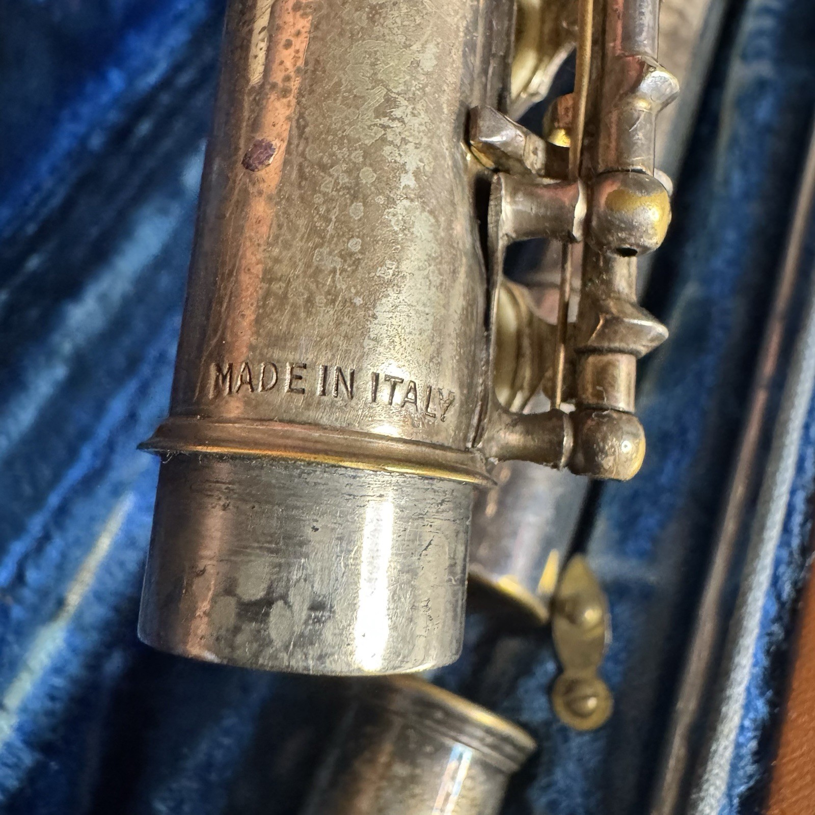 Vintage Alexandre Paris Flute With Case Italy Silver Plated 1713 W/Cleaning Rod