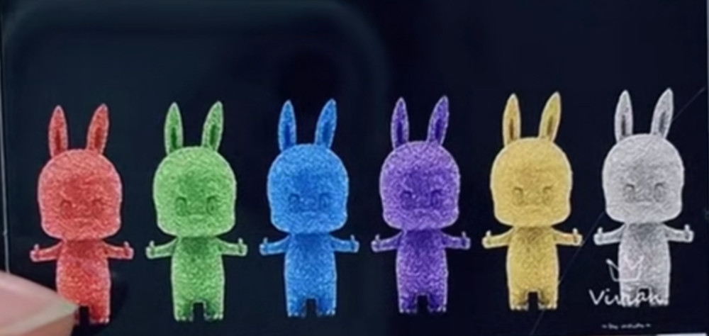 Authentic Kasing x Pop Mart LABUBU Pop Beans - Glitter & Pastel