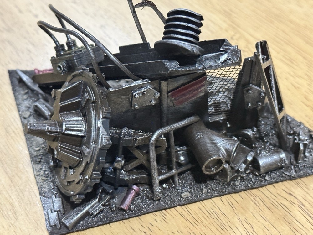 Warhammer 40k Post Apocalyptic Scatter terrain Table Top Custom