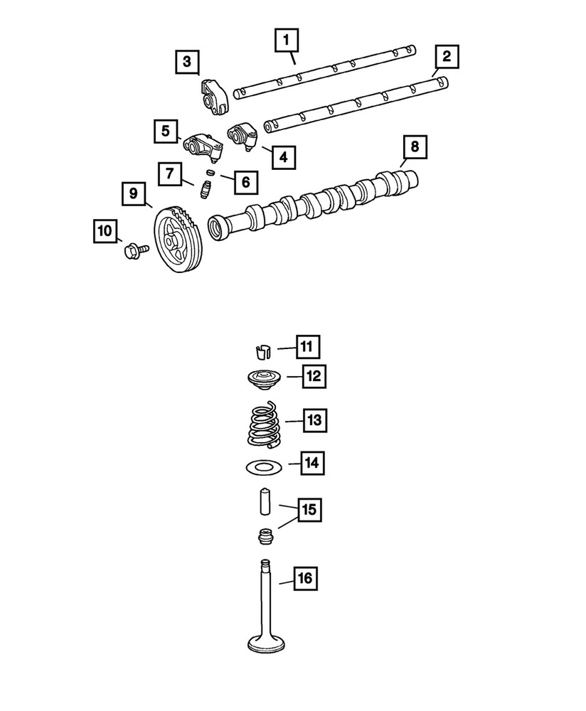 Genuine Mopar Valve Spring 5143039AA
