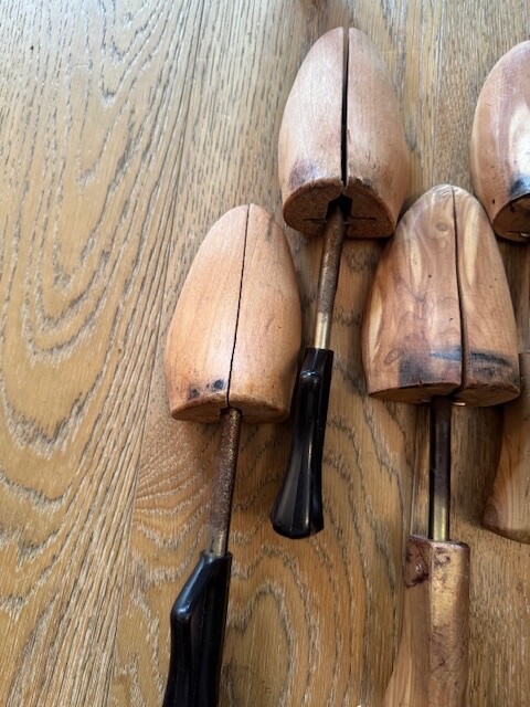 Men's Solid Wood Tree Adjustable Shoe Stretcher Forms - Great condition