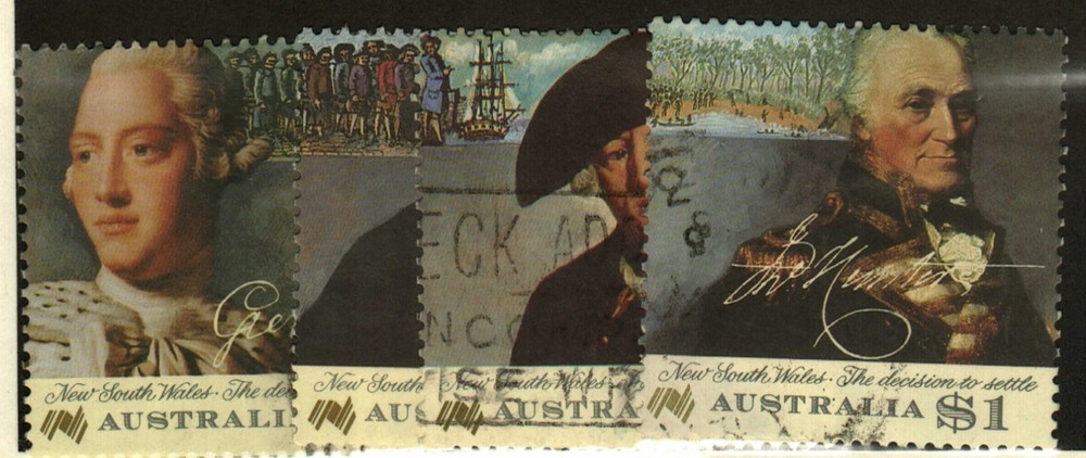 Australia #988-91 used