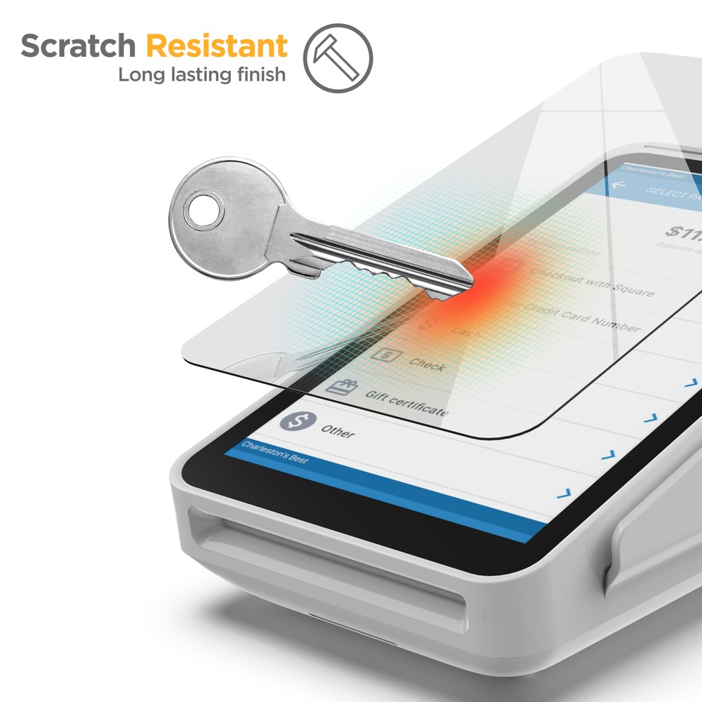 Square Terminal Screen Protector Tempered Glass