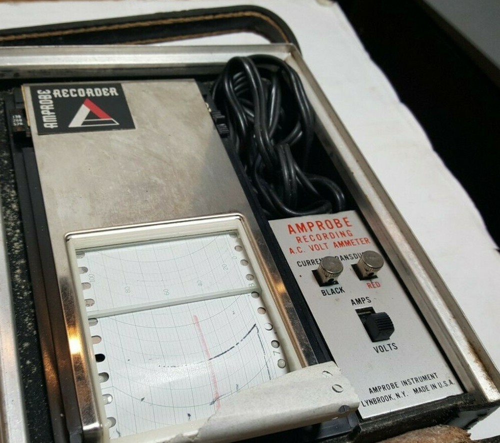 Vintage Amprobe AC Current Recorder LAA82 Untested