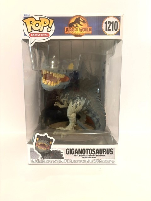 10" GIGANTOSAURUS - Jurassic World, Jumbo FUNKO POP Movies #1210 New IN BOX