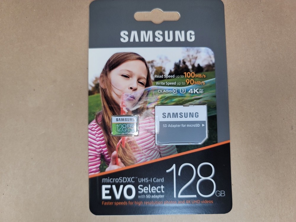 SAMSUNG MicroSDXC EVO  128gb select Memory Card
