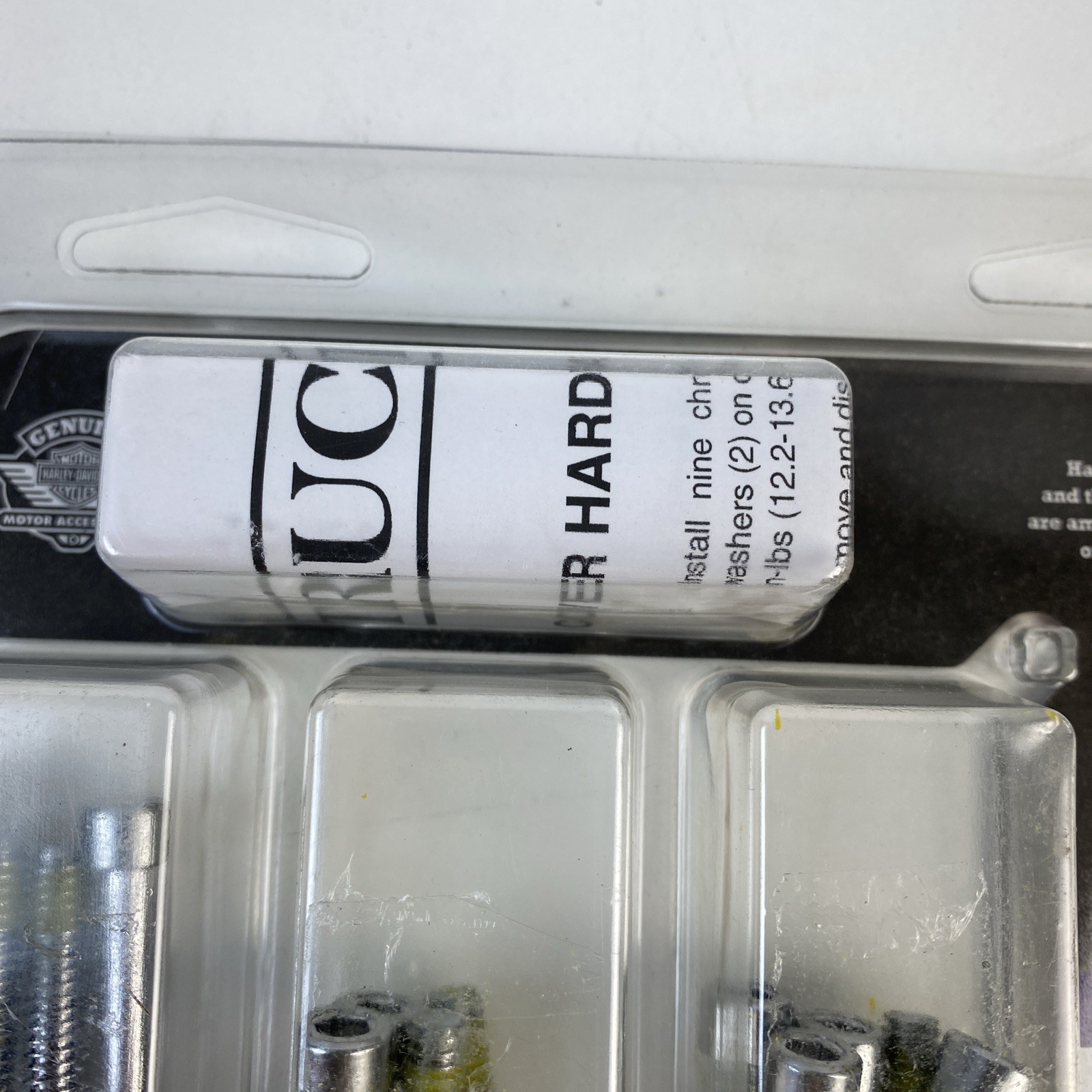 Primary Cover Hardware Bolt Kit Harley '06-'17 Dyna and '07-'17 Softail 60801-06