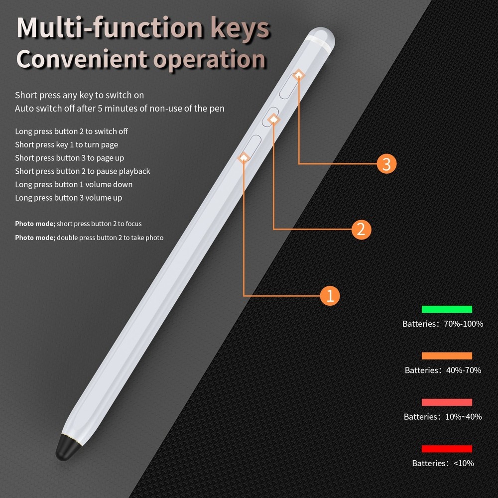 Luxury Multi-function Bluetooth Pen for Samsung Galaxy Z TriFold , Smart Stylus