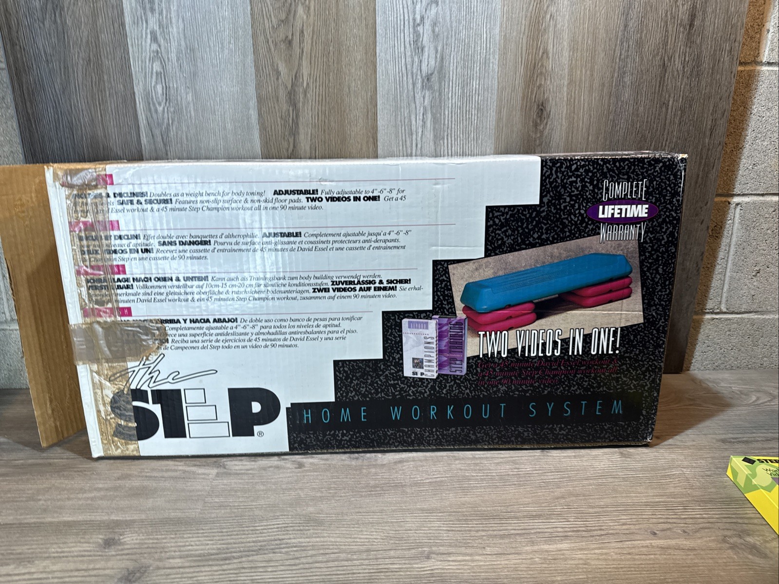 The Step Company Home Workout System Step Platform With 4 Risers 4” 6” 8”