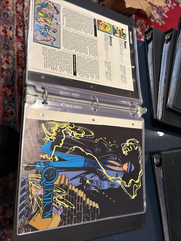 Comic Book Bio Binder