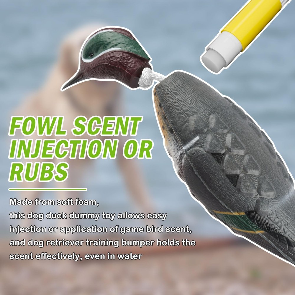 Archerest Dead Sharp-Billed Duck Dummy for Waterfowl Retriever Training