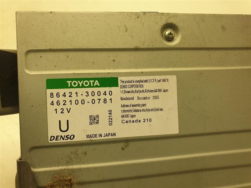 2006 LEXUS GS300 GPS NAVIGATION DVD PLAYER CONTROL UNIT