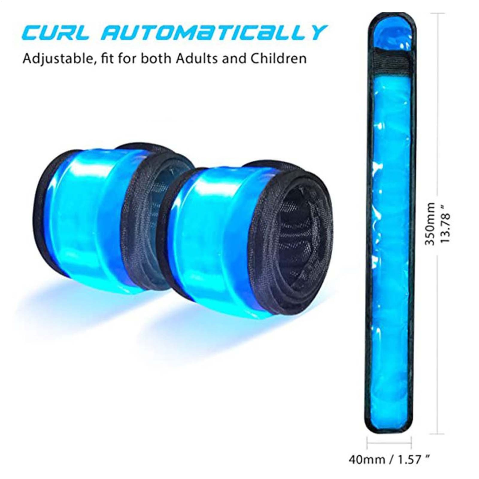 4pcs LED Horse Leg Band Reflective Animals Foot Wraps