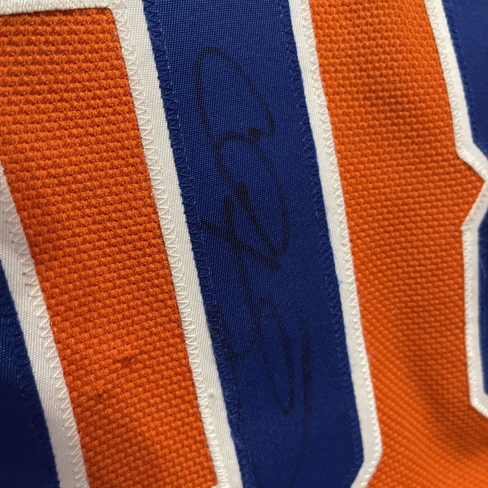 AUTHENTIC COLLECTION Cliff Floyd Signed Mets Alt Orange Jersey