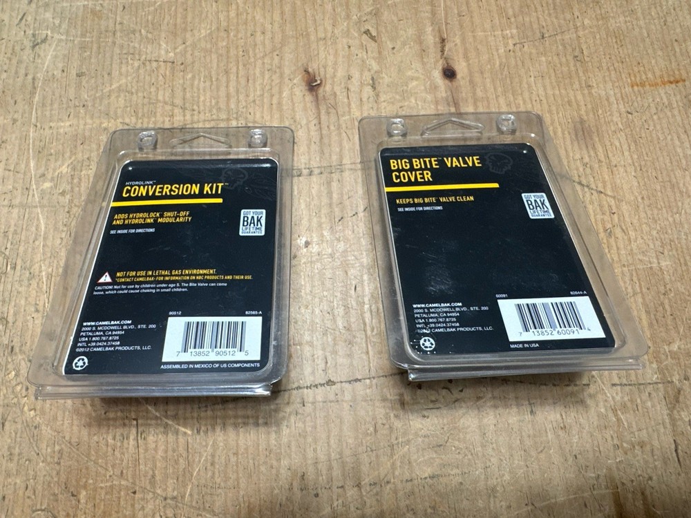 CAMELBAK Conversion Kit Hydration Pack Quick Connect plus Big Bite Valve Cover