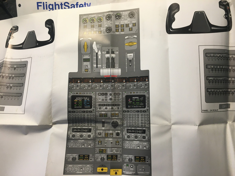 Challenger 601-3A Instrument Panel Posters