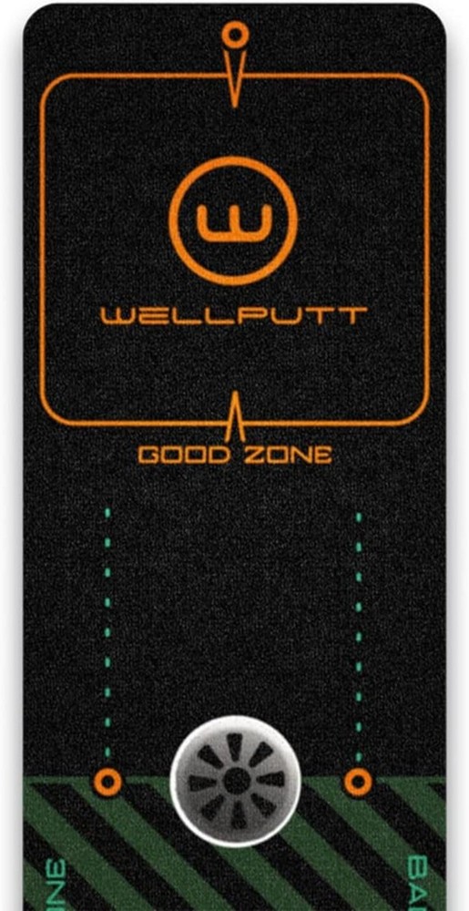 WELLPUTT - Golf Putting Training Mat - 10ft First