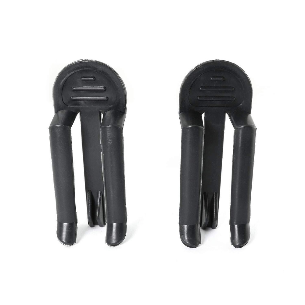 10pcs Practical Garbage Can Clip Basket PP Plastic Waste Black