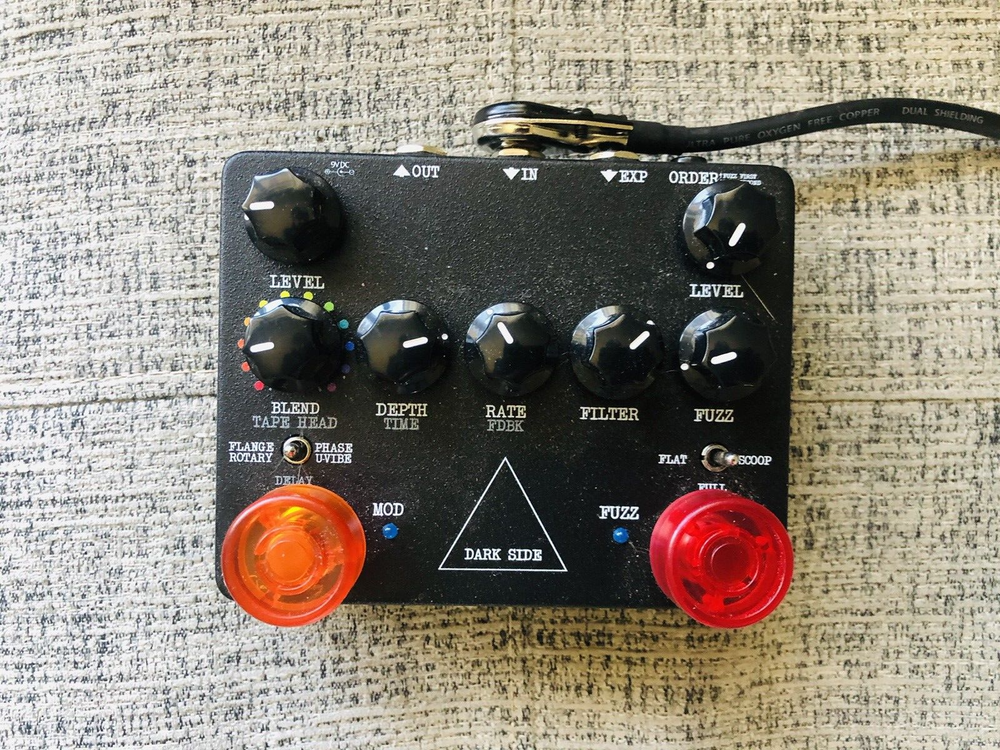 Keeley Dark Side Delay Fuzz Phaser Flanger Guitar Effects Pedal