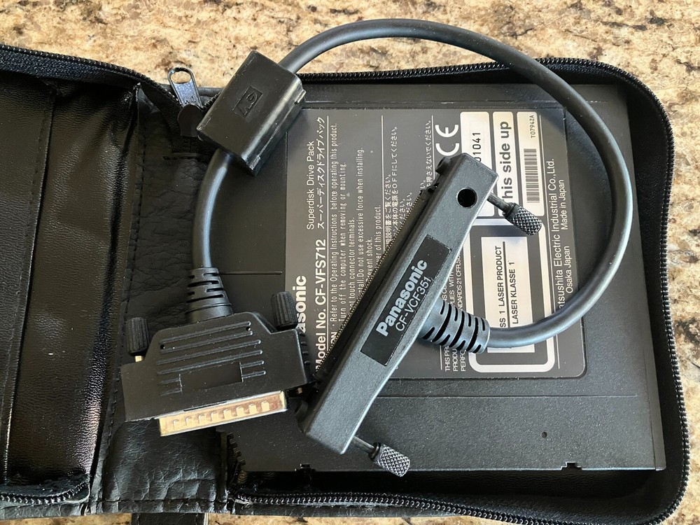 Panasonic Toughbook CF-VFS712 SuperDisk Drive/Cable CF-VCF351 Internal/External